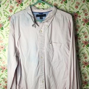 Ralph Lauren Polo pink and white button down
