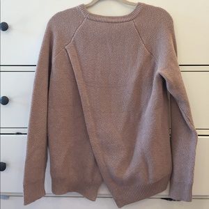 Cross back Madewell sweater. So pretty!!