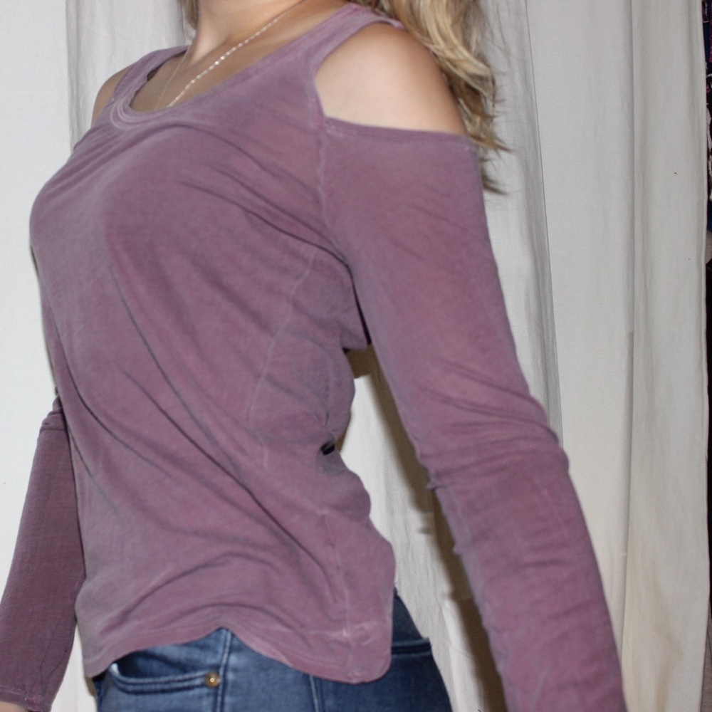 Splendid Cold-Shoulder Blouse.