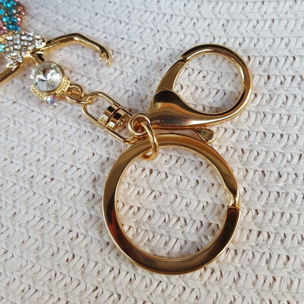 Ballerina Rhinestone Keychain - Picture 3 of 3