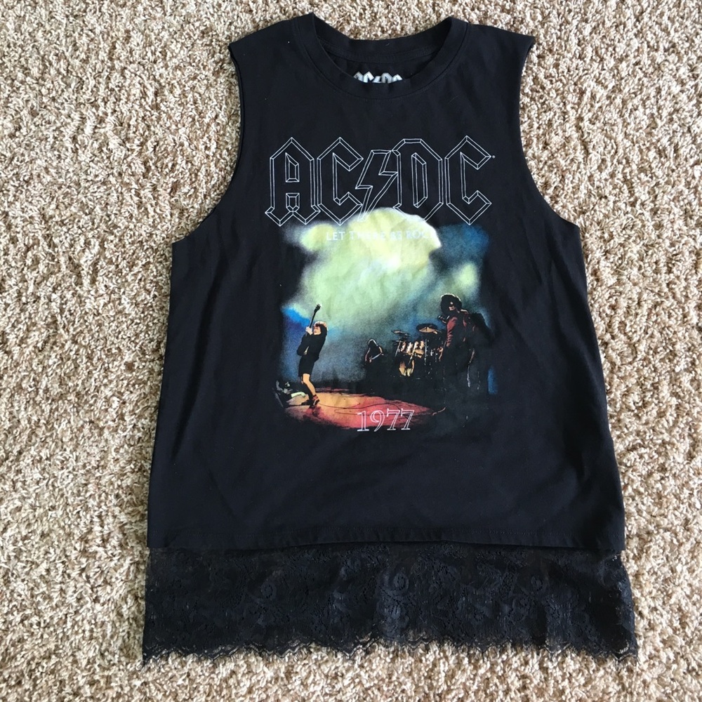 Women's AC/DC Shirt- Muscle Tank