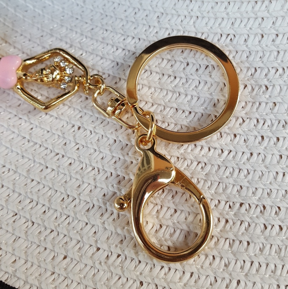 Ballerina Rhinestone Keychain - Picture 3 of 3