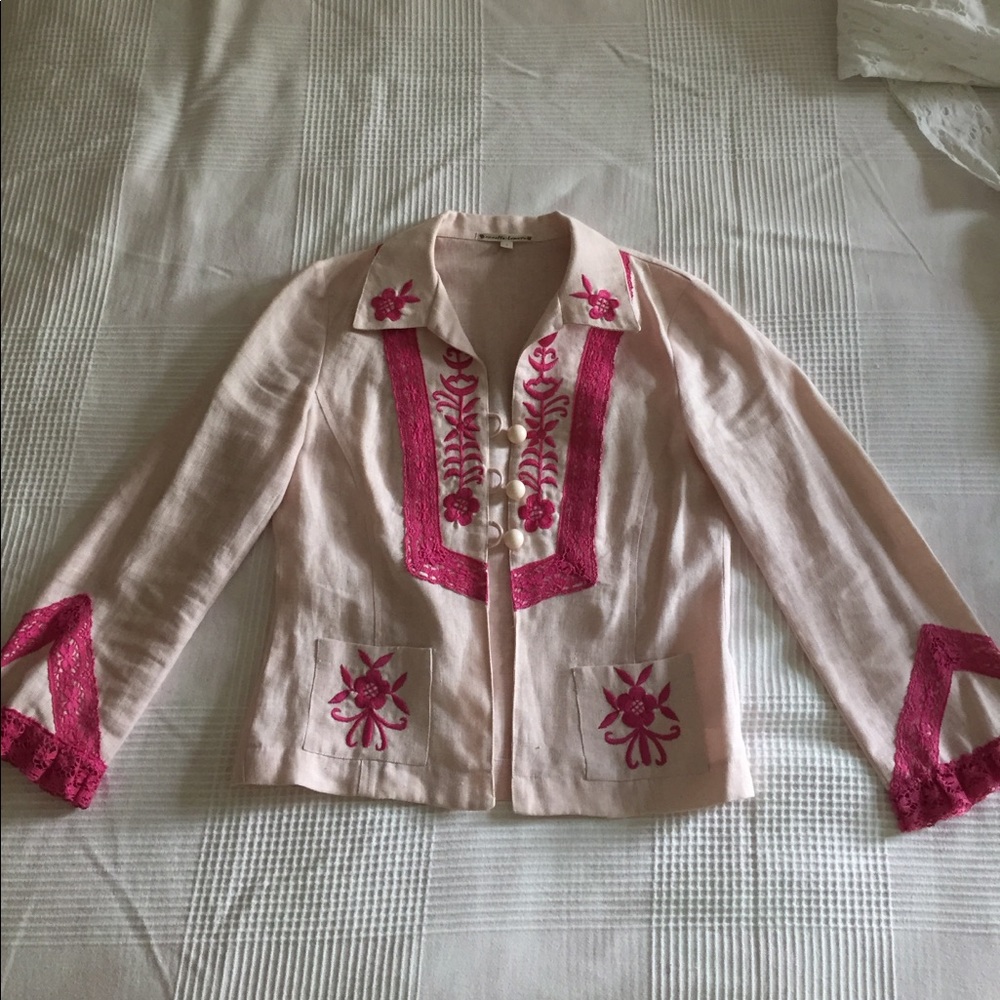 Nanette Lepore Linen Blazer
