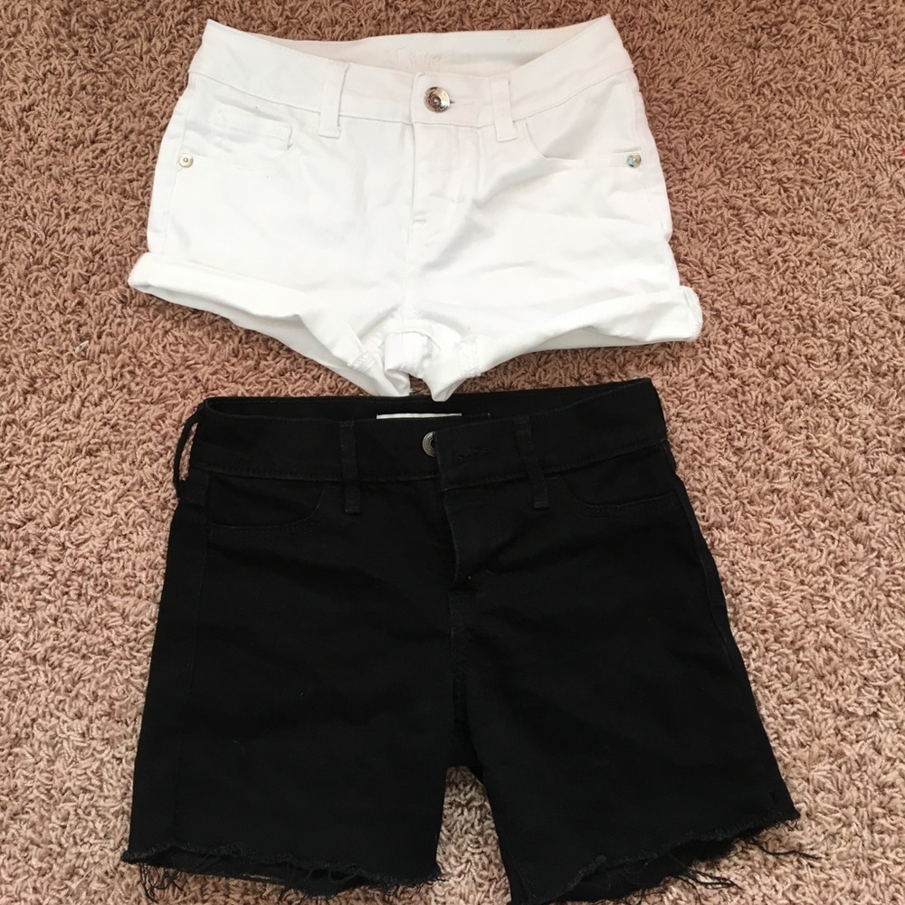 Abercrombie kids and justice girls shorts