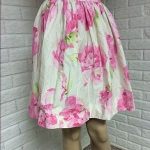 Liz Claiborne Floral A-Line Skirt (16P)