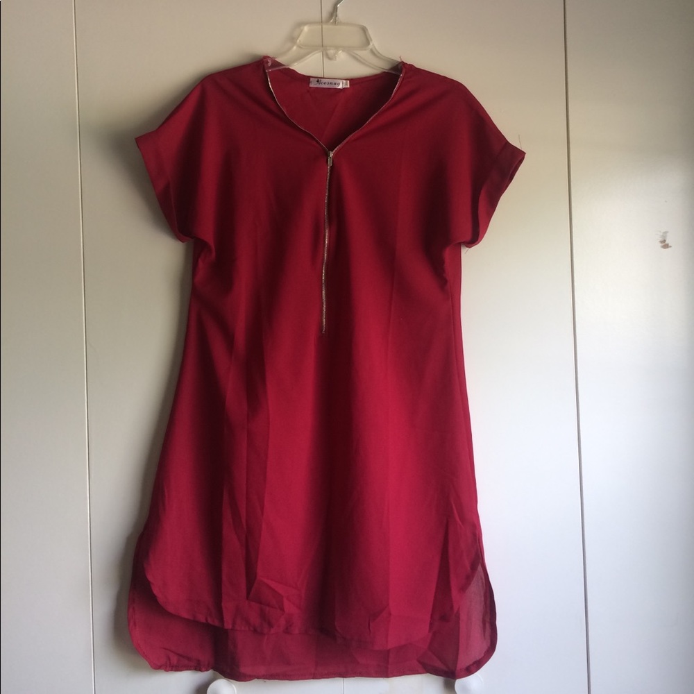 Long high-low tunic