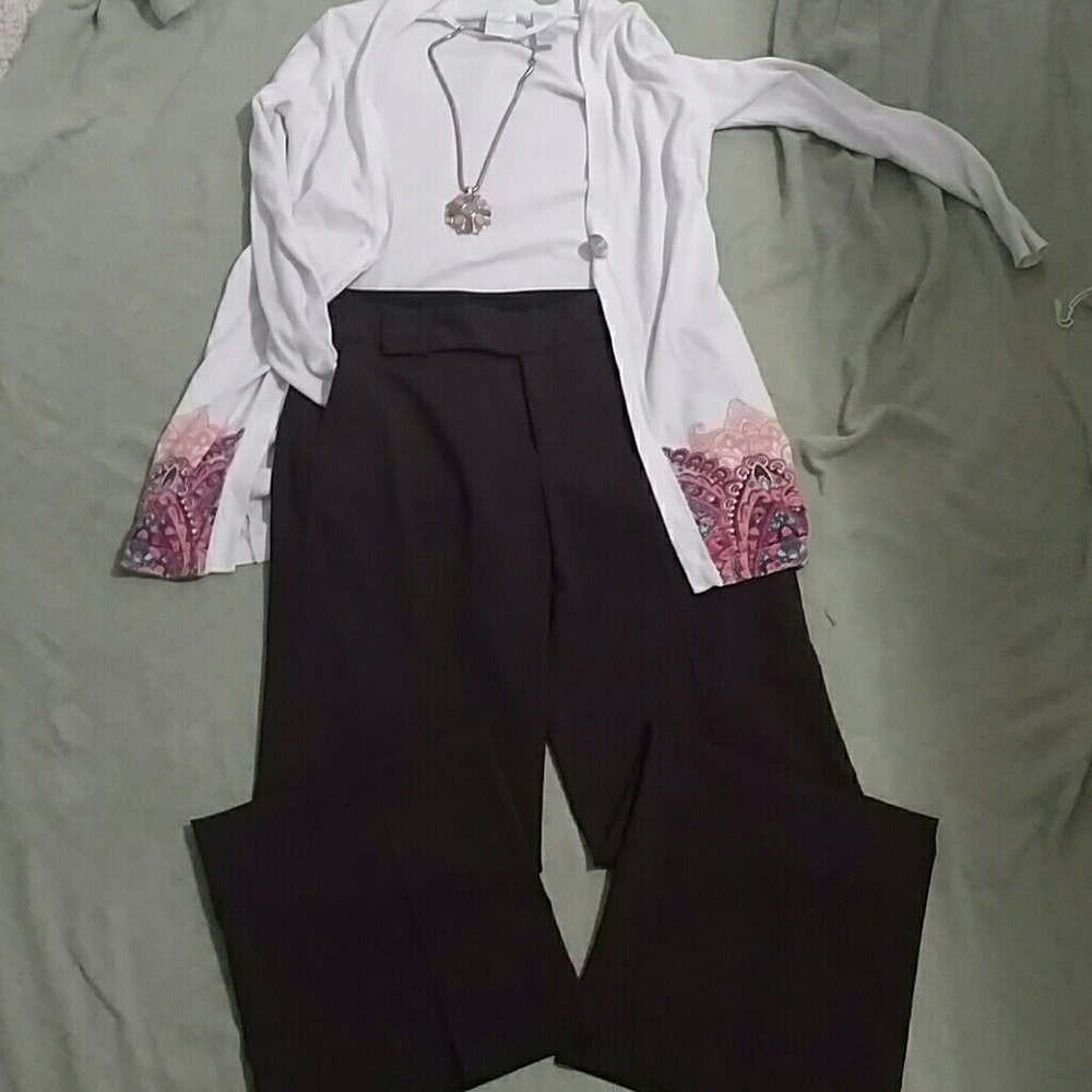 Brown tevrow+chase dress pants