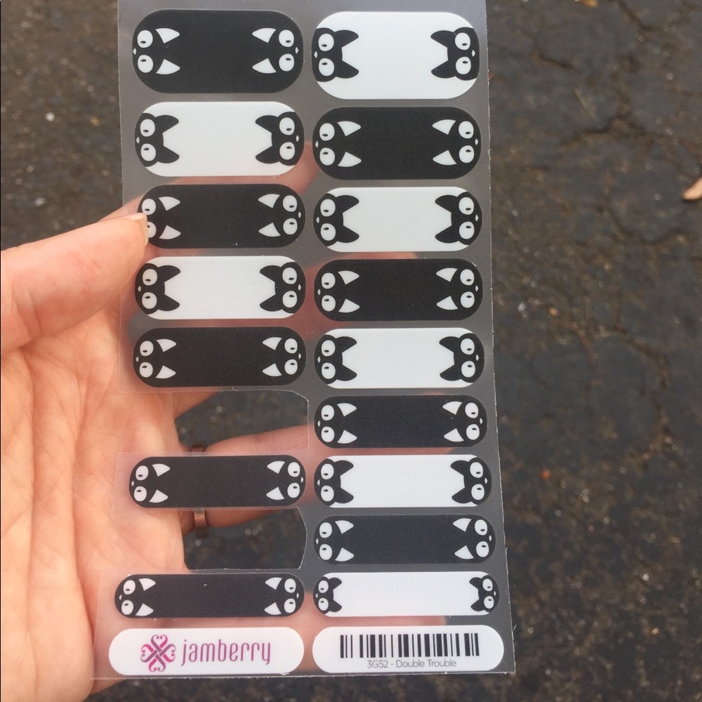 Jamberry nail wraps: Double Trouble