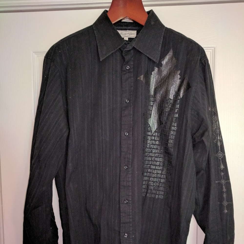 Eighty Eight Graphic Button Shirt