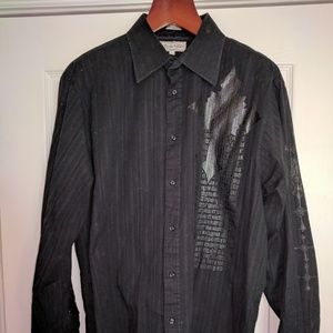 Eighty Eight Graphic Button Shirt