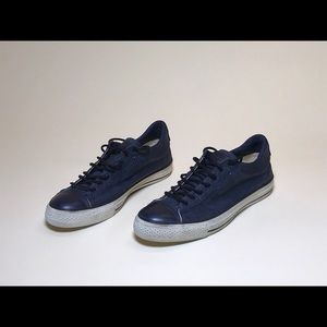 Mens John Varvatos Converse Blue Canvas US 11