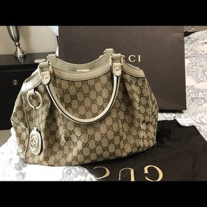 100% authentic Gucci medium Sukey tote