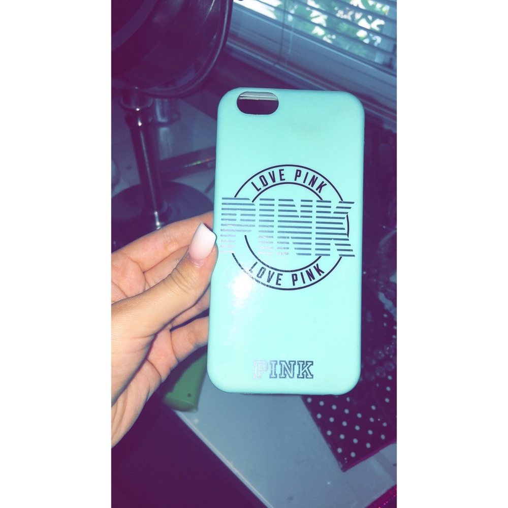 Iphone 6 teal Victoria secret case