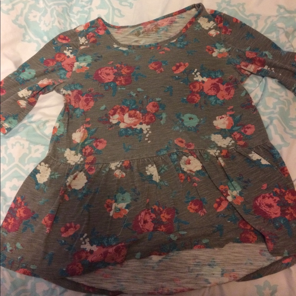 Floral mid sleeve shirt from khols mudd