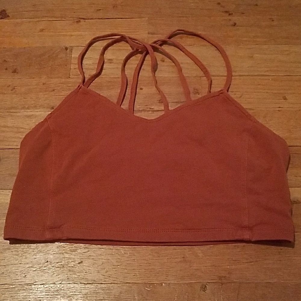 American eagle crop top size m strappy