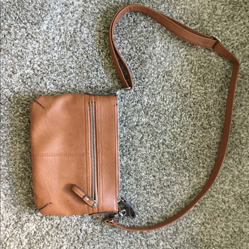 Faux leather purse
