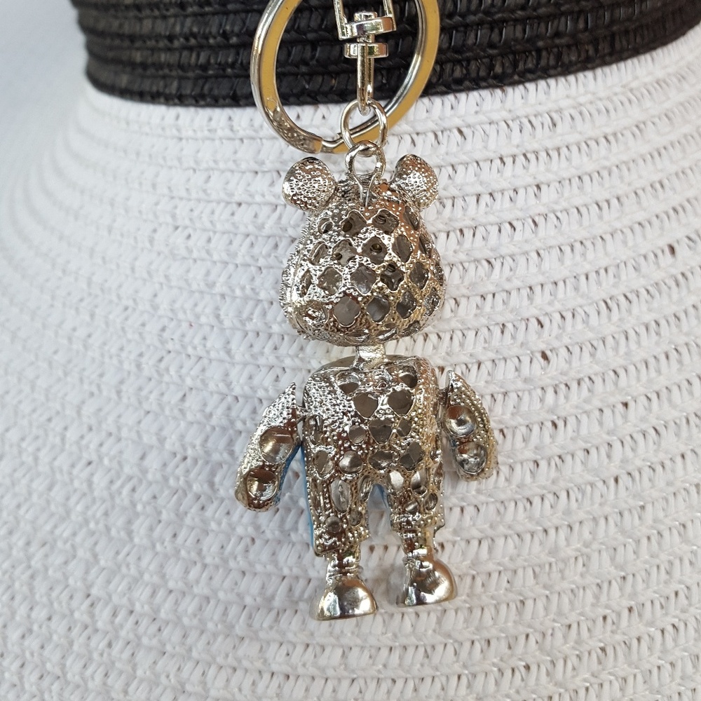 Bear Rhinestone Keychain - Picture 5 of 5
