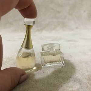 Travel size mini perfume dior jadore Chloe