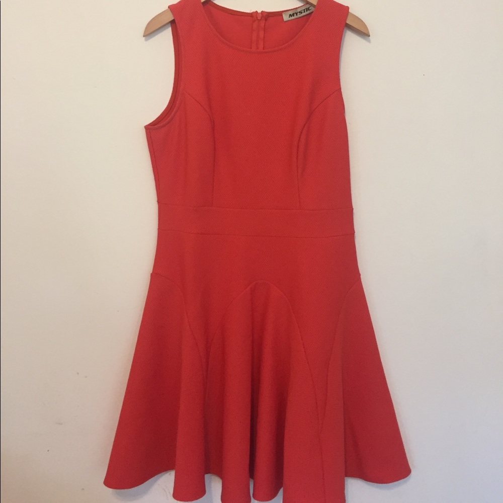 Orange Handkerchief Dress