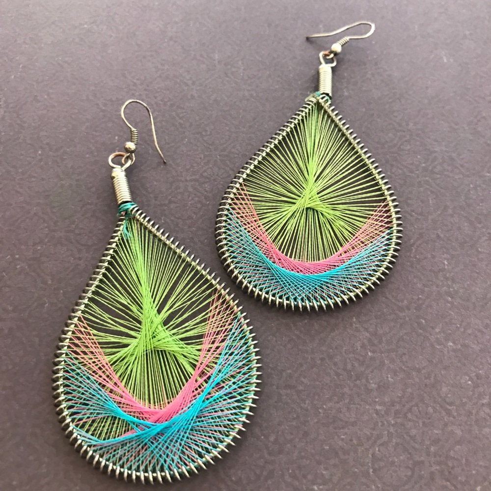 Neon Dangle Earrings