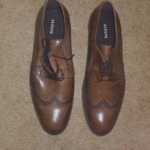 Brown Leather Alfani Men's Shoes