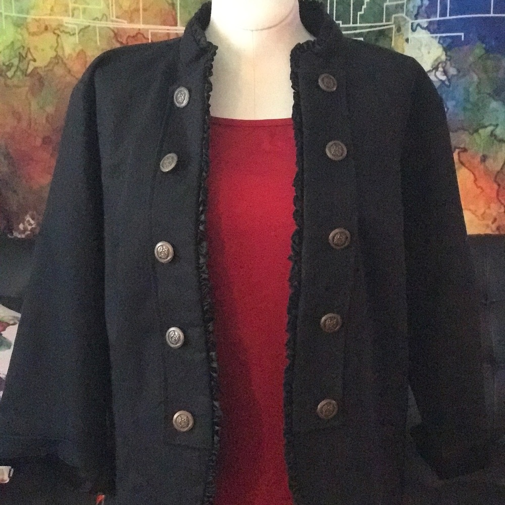 Torrid Military Fringe Jacket