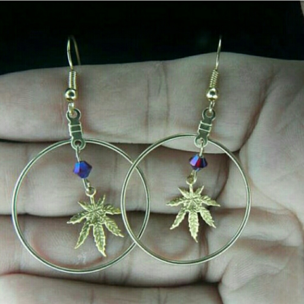 Ganja earrings