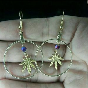 Ganja earrings