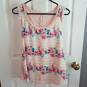 Lauren Conrad Flowy Sleeveless Blouse