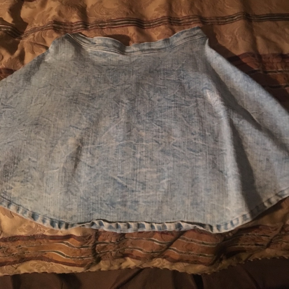 Denim Circle skirt