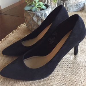 Suede heels