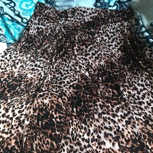 Never worn leopard print azure