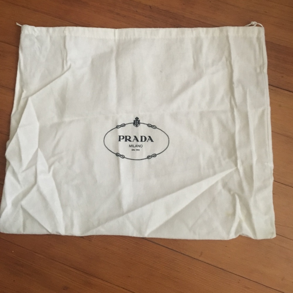Authentic Prada Flannel Sleeper Bag 19" x 15"