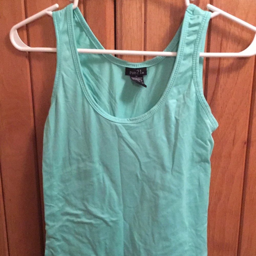 Teal tank