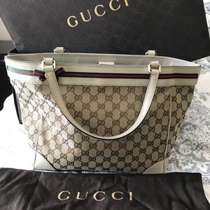 100 % AUTHENTIC GUCCI MAYFAIR BOW TOTE