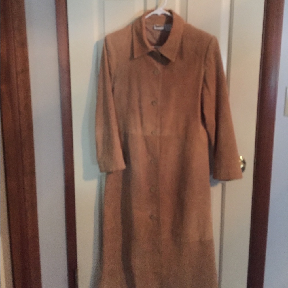 Price drop  Long leather jacket