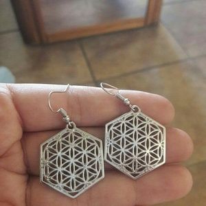 Flower of life earrings