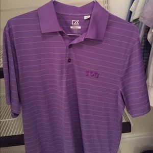 Men's TCU golf shirt