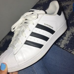 Boys Adidas Superstars