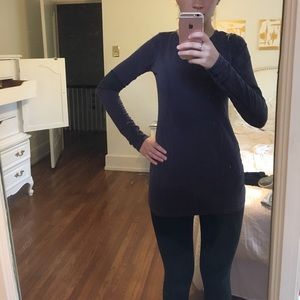Plum Colored Lululemon Long-sleeved tunic shirt