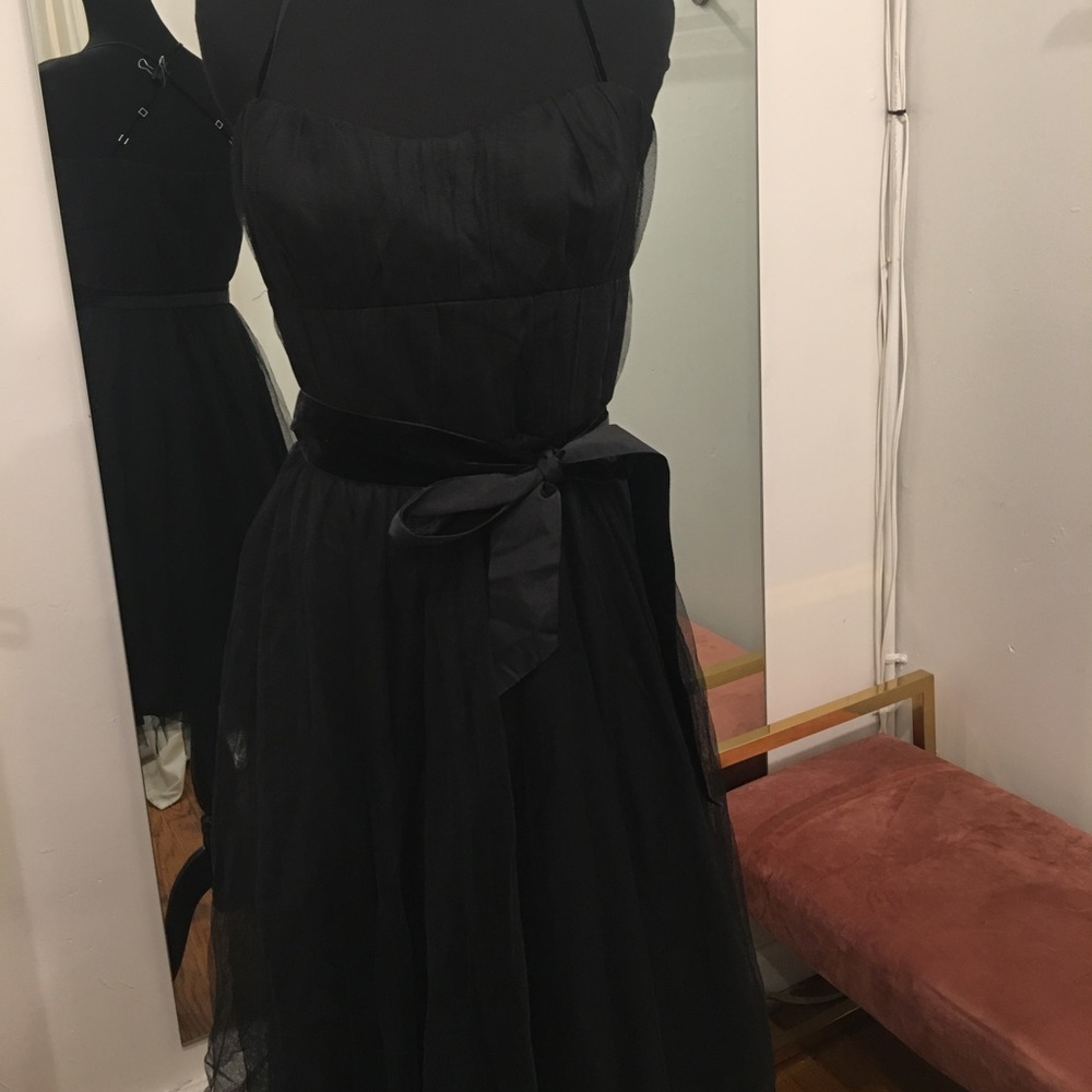 Black banana republic party dress
