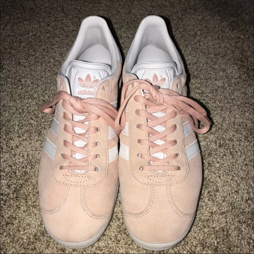Adidas pink gazelles