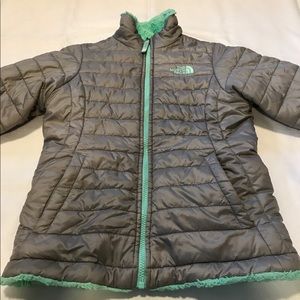 Girls Reversible North Face Jacket