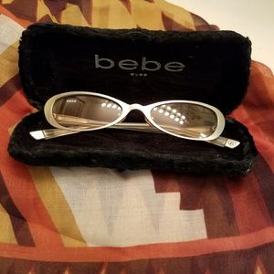 Bebe silver glasses