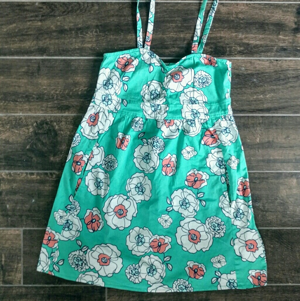 NWT ShopRuche TULLE Mint Green Floral Sundress