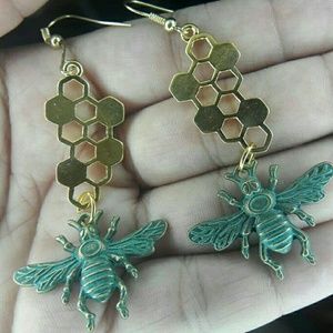Honeycomb earrings