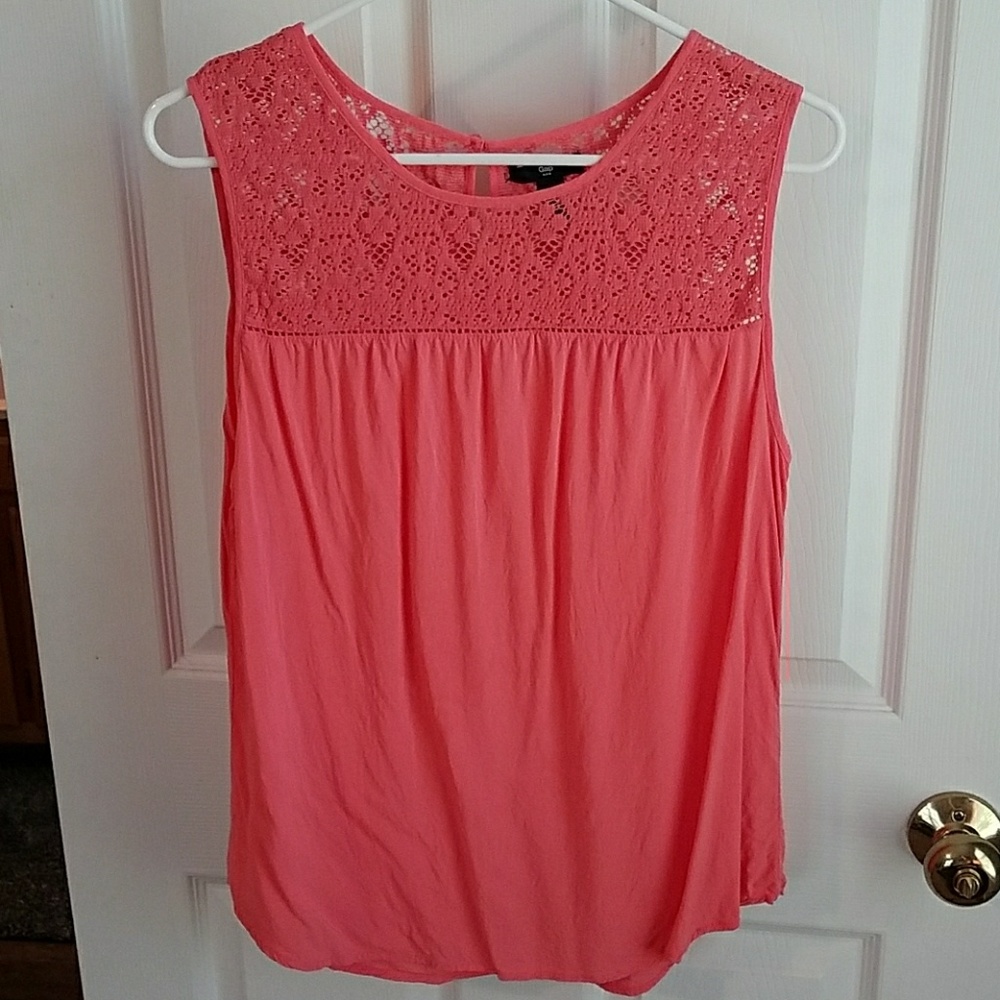 GAP Crochet Detail Sleeveless Blouse