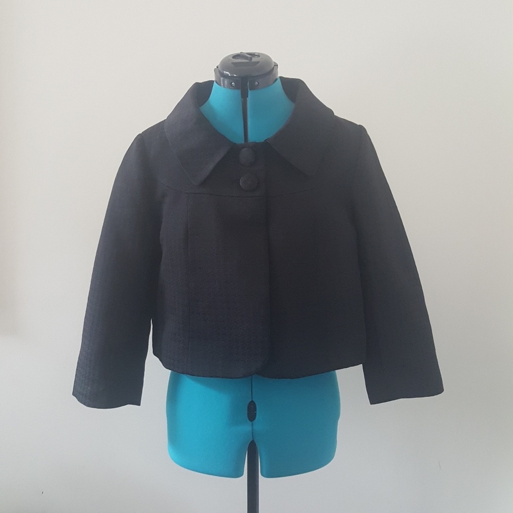 H&M Black Cropped Women's Blazer Size 10