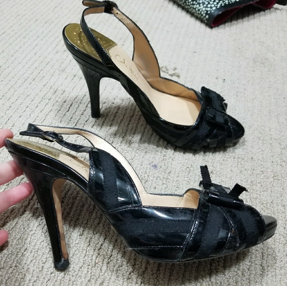 Amazk g Cole Haan bow slingbacks