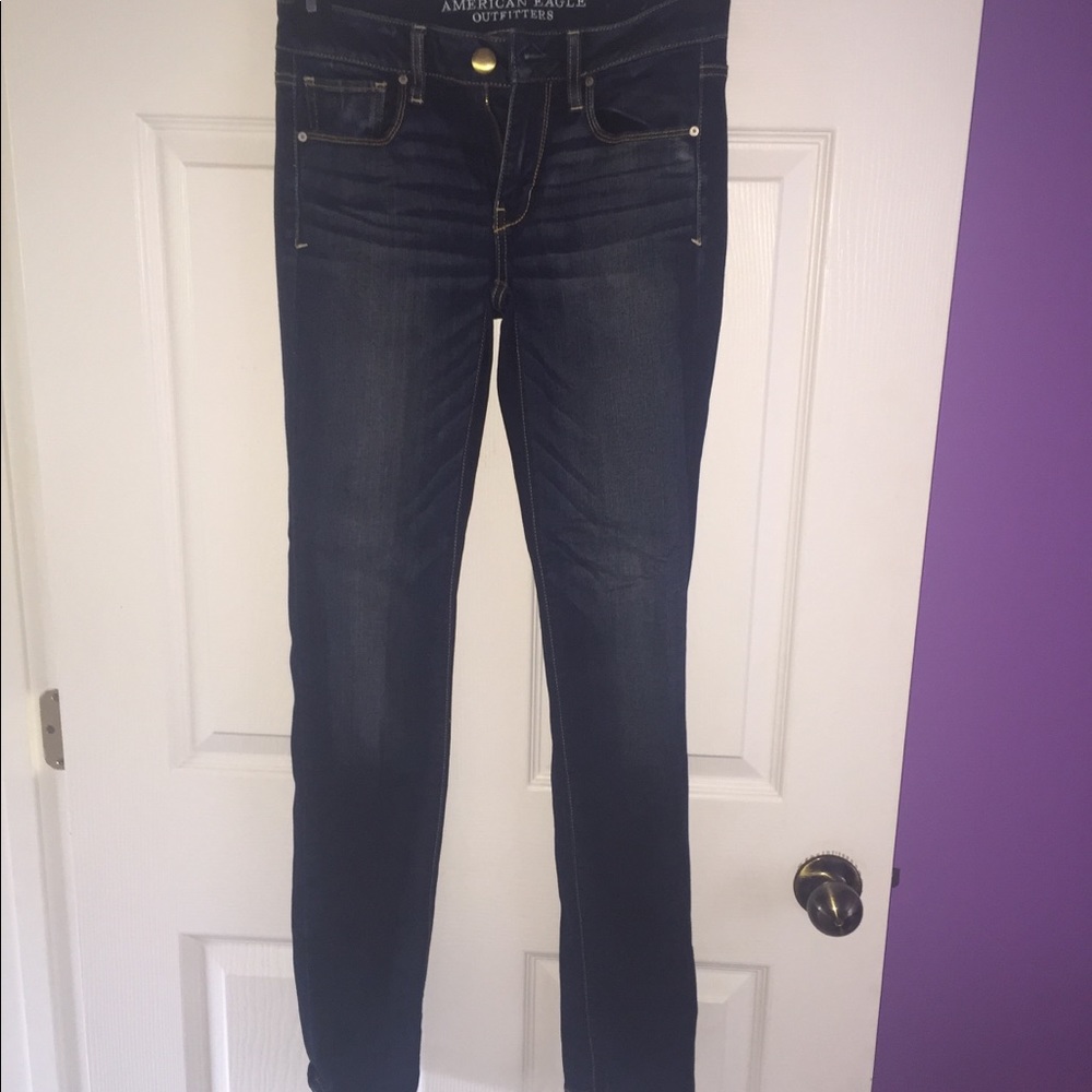 American Eagle Super Stretch Skinny Jeans, 4 Long